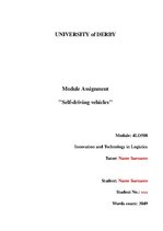 Kutatási anyagok 'Self-Driving Vehicles', 1.                