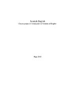 Kutatási anyagok 'Scottish English', 1.                