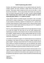 Esszék 'Benefits of Implementing Quality Standards', 1.                