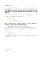 Összefoglalók, jegyzetek 'Termodinamikai feladat levezetett megoldása', 4.                