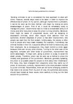 Esszék 'Jail Is the Best Punishment for Criminals', 1.                