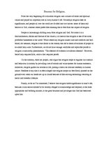 Esszék 'Reasons for Religion', 1.                