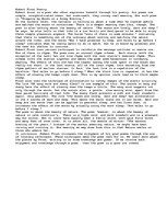 Esszék 'Robert Frost Poetry', 1.                