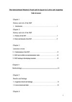 Kutatási anyagok 'The Role of IMF and its Impact on Latvia and Argentina', 1.