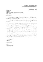 Minták 'Motivation Letter', 1.                