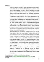 Kutatási anyagok 'Media Research (Advertising Research) ', 2.                