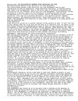 Esszék 'The Relationships Between Scope Definition and Time Management ', 1.                