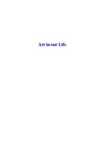 Kutatási anyagok 'Art in Our Life', 1.                