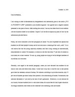 Esszék 'Formal Letter', 1.                