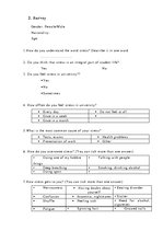 Kutatási anyagok 'Reasons of Student Stress', 5.                