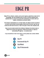 Üzleti tervek 'Public Relation Campaign', 5.                