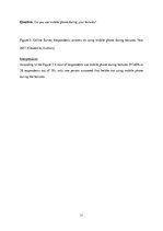 Kutatási anyagok 'Statistics Report: Mobile Phone Usage During Lectures and Its Impact', 11.                