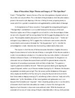 Esszék 'Ideas of Naturalism, Major Themes and Imagery of "The Open Boat"', 1.                