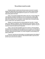 Esszék 'The Problems Caused by Media', 1.                