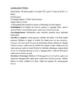 Záródolgozatok 'Philosophical Aspect of the Concept Death in S.Beckett's Play "Waiting for Godot', 5.                