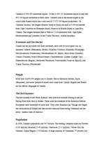 Összefoglalók, jegyzetek 'Canada', 2.                