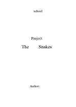 Kutatási anyagok 'Snakes', 1.                