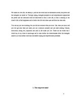 Kutatási anyagok 'The Key Characteristics of Empowerment', 4.                