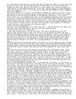 Esszék 'Cry, baby cry!', 1.                