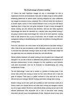 Esszék 'The Disadvantages of Remote Working', 1.                