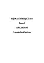 Kutatási anyagok 'Scotland', 1.                