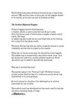 Kutatási anyagok 'Scotland', 4.                