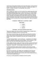 Esszék 'Index of Happiness', 2.                