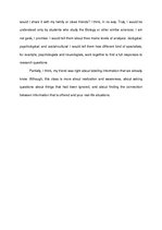 Esszék 'The Role of Psychology', 4.                