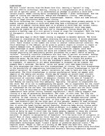 Esszék 'Clonization', 1.                