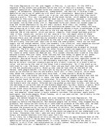 Esszék 'Great Depression', 1.                