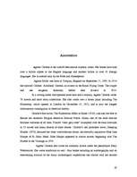 Kutatási anyagok 'Agatha Christie', 29.                