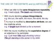 Prezentációk 'The Definite and The (x) Article', 3.                