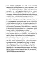 Kutatási anyagok 'Trafficking in Human Beings', 4.                