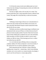 Kutatási anyagok 'Trafficking in Human Beings', 11.                