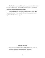 Kutatási anyagok 'Trafficking in Human Beings', 12.                