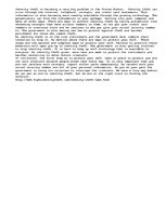 Esszék 'Idenity Theft', 1.                