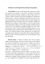 Esszék 'Konfliktusok Astrid Lindgren Harisnyás Pippi című regényében', 1.                