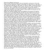 Esszék 'Classical and Operant Conditioning', 1.                