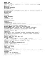 Esszék 'Mergers', 1.                