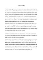 Esszék 'Things that Matter', 1.                