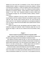 Kutatási anyagok 'Grammatical Cohesion of Magazine Articles', 6.                