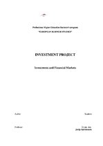 Kutatási anyagok 'Investment Diary', 1.                