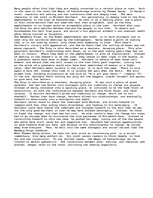 Esszék 'Clandestine Meetings and Falls From Grace. the connections of character and sett', 1.                