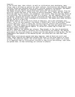 Esszék 'Comparison of ancient Rome and Greece', 1.                