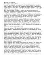 Esszék 'Chemical and Physical Matter and its Properties.', 1.                