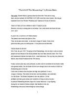 Összefoglalók, jegyzetek 'Book Report. Kirsten Bakis "The Life of the Monsterdogs"', 1.                