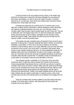 Esszék 'The Latest Inventions in Computer Science', 1.                