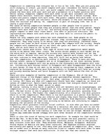 Esszék 'Competition: Good or Bad?', 1.                