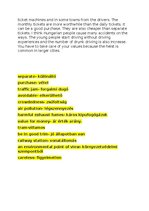 Összefoglalók, jegyzetek 'Angol érettségi szóbeli témakörök', 12.                