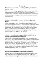 Összefoglalók, jegyzetek 'Angol érettségi szóbeli témakörök', 15.                